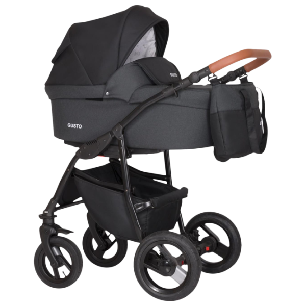 Детская коляска Verdi Gusto 2 in 1 2373-004/ Черный photo 1
