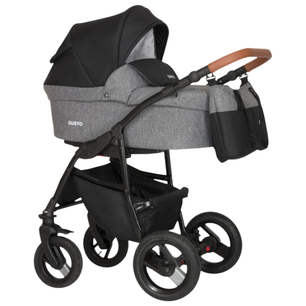 Детская коляска Verdi Gusto 2 in 1 2373-005/ Черный photo 1