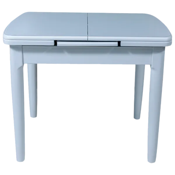 Кухонный стол Magnus DT A56 Дерево, стекло/ Белый photo 1 Кухонный стол Magnus DT A56 Дерево, стекло/ Белый photo 1