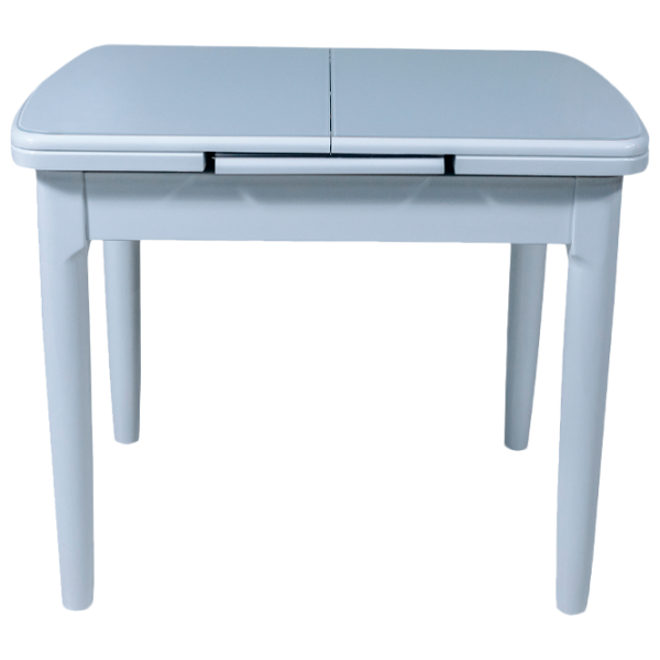Кухонный стол Magnus DT A56 Дерево, стекло/ Белый photo 1 Кухонный стол Magnus DT A56 Дерево, стекло/ Белый photo 1