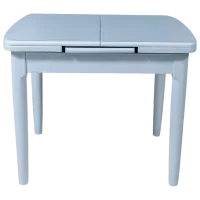 Кухонный стол Magnus DT A56 Дерево, стекло/ Белый