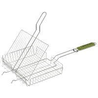 Plasă pentru grătar BoyScout 47583 Oțel inoxidabil/ 300 x 250 x 55 mm