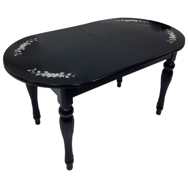 Masă de bucătărie Magnus DT A14 Lemn, sticlă/ Black photo 1