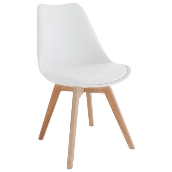 Scaun de bucătărie Magnus 7053 Piele artificială/ White photo 1
