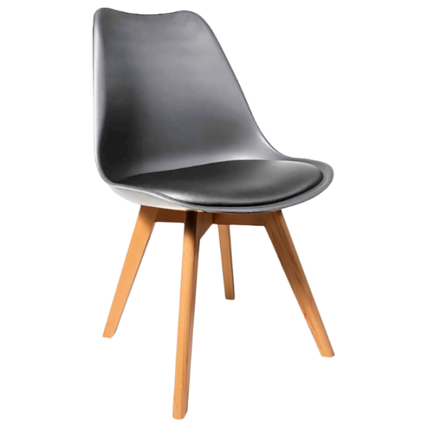 Scaun de bucătărie Magnus 7053 Piele artificială/ Gray photo 1