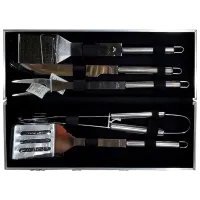 Set pentru grătar BBQ 37745 5 instrumente/ Oțel inoxidabil