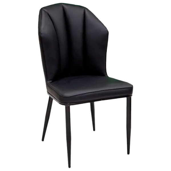 Scaun de bucătărie Magnus DC 6018 Velur/ Black Black photo 1 Scaun de bucătărie Magnus DC 6018 Velur/ Black Black photo 1