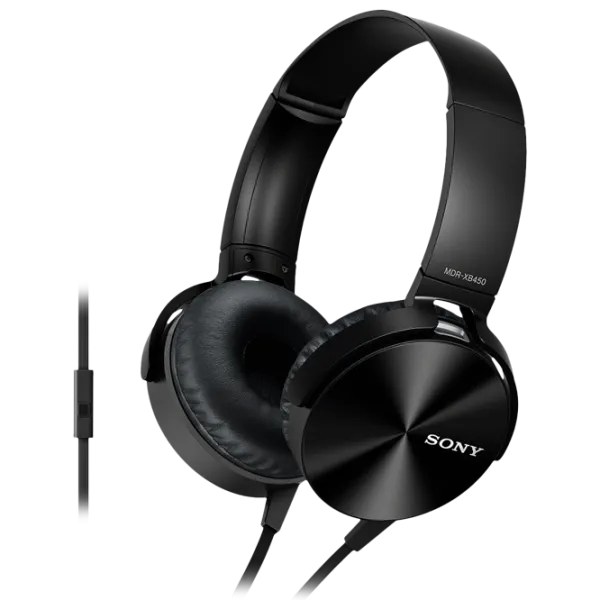 Наушники Sony MDR-XB450AP Черный Проводная/ Персональный photo 1