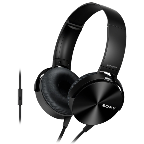 Наушники Sony MDR-XB450AP Черный Проводная/ Персональный photo 1