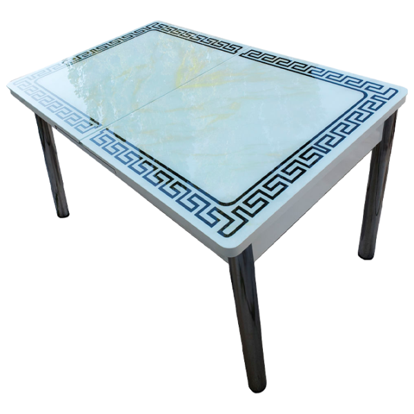 Кухонный стол Magnus Kelebek II 1125 Стекло/ Белый photo 1 Кухонный стол Magnus Kelebek II 1125 Стекло/ Белый photo 1