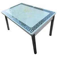 Masă de bucătărie Magnus Kelebek II 1125 Sticlă/ White