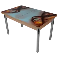 Masă de bucătărie Magnus Kelebek II 0092 Sticlă/ Beige