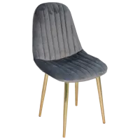 Кухонный стул Magnus Avuc Ткань/ Серый Золотой