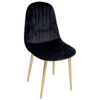 Кухонный стул Magnus Avuc Ткань/ Черный Золотой
