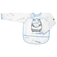 Слюнявчик Akuku A0517 Рубашка/ ЭВА/ Синий