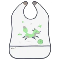 Слюнявчик Akuku A0519 Классическая/ ЭВА/ Зелёный