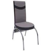 Кухонный стул Magnus Merchan ЭКО Кожа/ Серый Черный