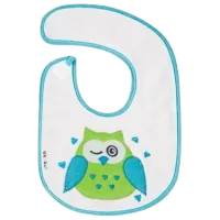 Слюнявчик Akuku A1306 Классическая/ Хлопок/ Зелёный