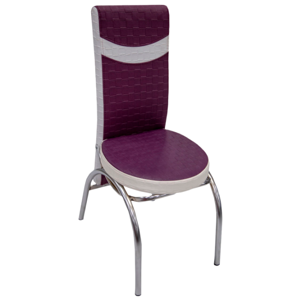 Кухонный стул Magnus Merchan ЭКО Кожа/ Фиолетовый Белый photo 1 Кухонный стул Magnus Merchan ЭКО Кожа/ Фиолетовый Белый photo 1