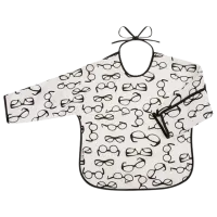 Слюнявчик Akuku A1744 Рубашка/ Хлопок/ Бежевый