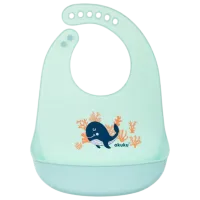 Bavetă Akuku A0505 Clasică/ Silicon/ Turcoaz