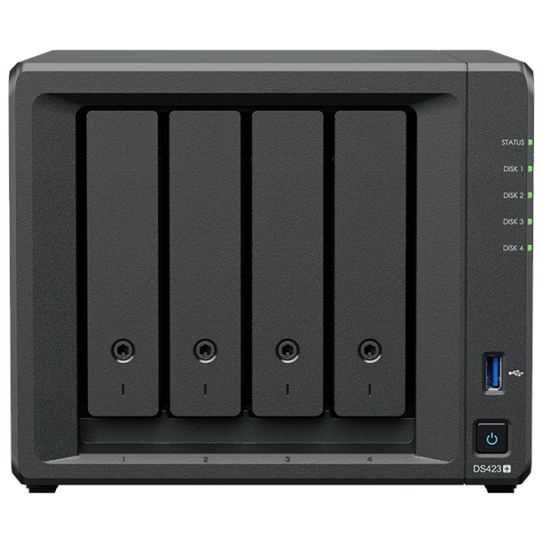 NAS Synology DS423+ Черный photo 1