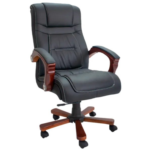 Fotoliu de birou Magnus 8861 ECO Piele/ Black photo 1 Fotoliu de birou Magnus 8861 ECO Piele/ Black photo 1