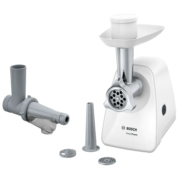 Mașină de tocat carne Bosch MFW2515W 1500 W/ 1.7 kg/ min/ White photo 1