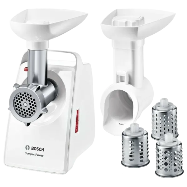 Mașină de tocat carne Bosch MMWPL3003 2000 W/ 2.5 kg/ min/ White photo 1