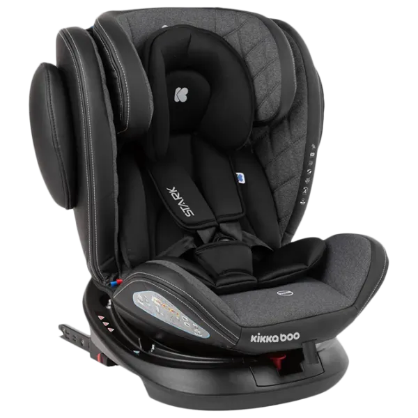 Scaun auto Kikka Boo Stark  0 luni - 12 ani / 36 kg / Dark Gray photo 1