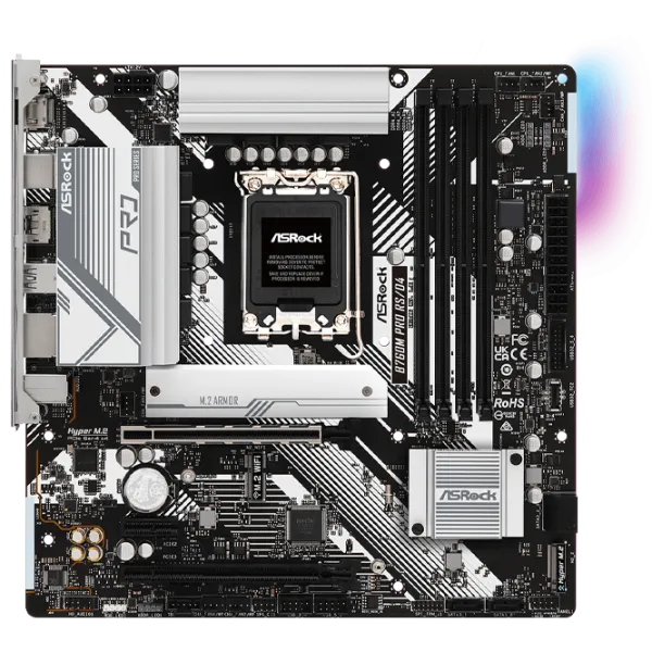 Материнская плата ASRock B760M PRO RS/ D4 mATX/ Intel B760 photo 1