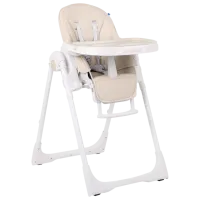 Scaun de masă Kikka Boo Pastello (80951-006) Clasic/ 6 luni / Beige 