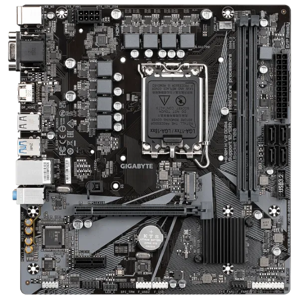 Материнская плата Gigabyte H610M H V2 mATX / Intel H610 photo 1