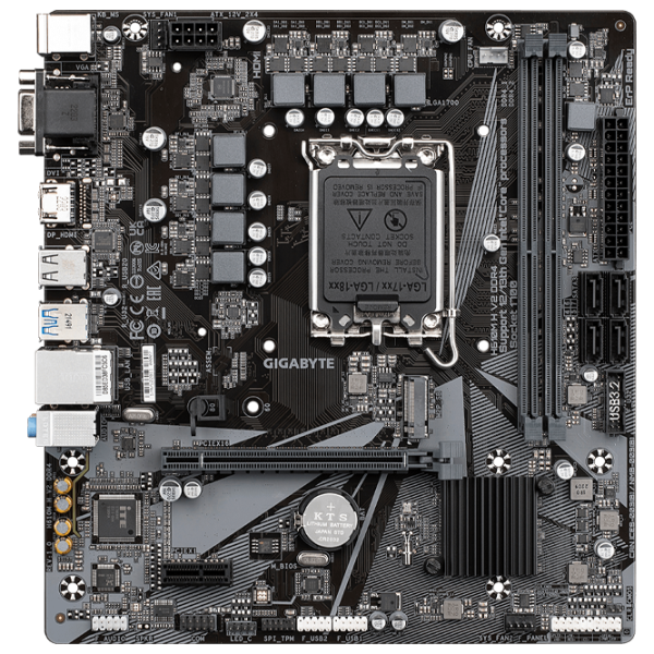 Материнская плата Gigabyte H610M H V2 mATX / Intel H610 photo 1