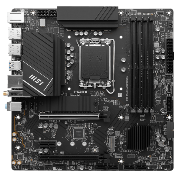 Материнская плата MSI PRO B760M-A WIFI mATX/ Intel B760M photo 1