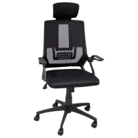 Офисное кресло Magnus 6768 Ткань, акриловая сетка/ Черный