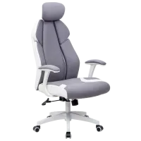 Офисное кресло Magnus CR 7029H Ткань, ЭКО кожа/ Белый