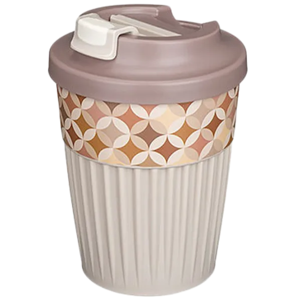 Pahar Bytplast Phibo 0.35l / Polipropilenă / Beige photo 1