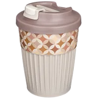 Pahar Bytplast Phibo 0.35l / Polipropilenă / Beige