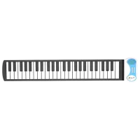 Пианино для детей Konix PE49Y 49 Черный/ Синий