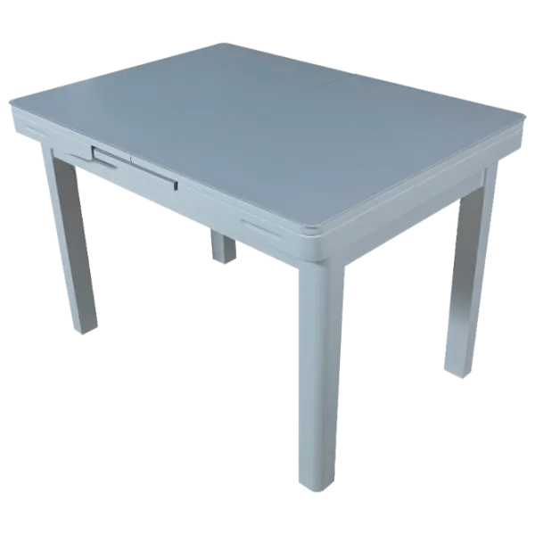 Masă de bucătărie extensibilă Magnus DT A30 Sticlă/ White photo 1 Masă de bucătărie extensibilă Magnus DT A30 Sticlă/ White photo 1