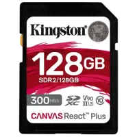Card memorie Kingston Canvas React Plus 128 GB SD/ Class10