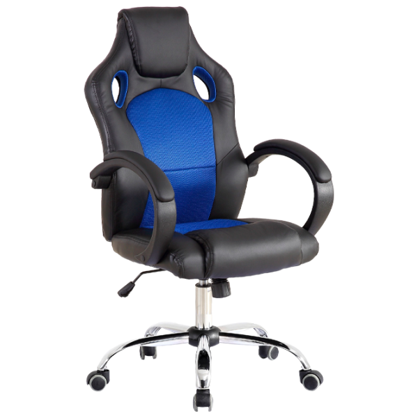 Игровое кресло Magnus CX 6207 Синий Черный photo 1
