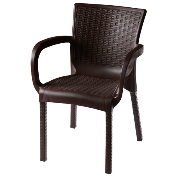 Садовый стул Magnus Mambo CT 014P Пластик/ Коричневый photo 1 Садовый стул Magnus Mambo CT 014P Пластик/ Коричневый photo 1