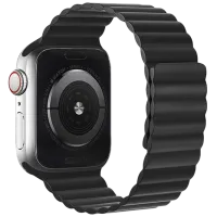 Ремешок Apple Watch WA07 Flexible series magnetic strap Силикон/
38, 40, 41 мм / Черный 