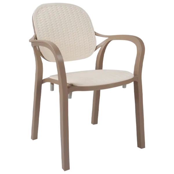 Садовый стул Magnus Yonca CT 024 Пластик/ Капучино photo 1 Садовый стул Magnus Yonca CT 024 Пластик/ Капучино photo 1
