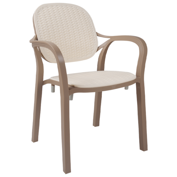 Садовый стул Magnus Yonca CT 024 Пластик/ Капучино photo 1 Садовый стул Magnus Yonca CT 024 Пластик/ Капучино photo 1