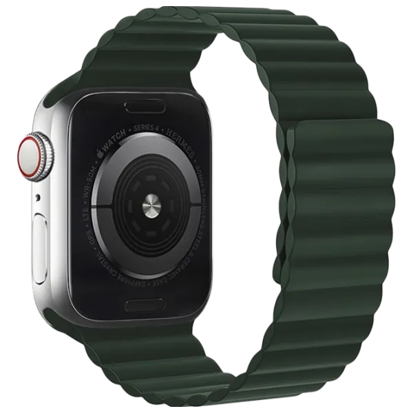 Ремешок Apple Watch WA07 Flexible series magnetic strap Силикон/
42, 44, 45, 49 мм / Зеленый  photo 1 Ремешок Apple Watch WA07 Flexible series magnetic strap Силикон/
42, 44, 45, 49 мм / Зеленый  photo 1