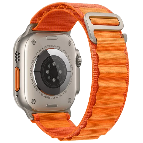 Ремень Apple Watch WA13 Original series alpine loop nylon strap Nailon/ 42, 44, 45, 49 мм/ Оранжевый photo 1