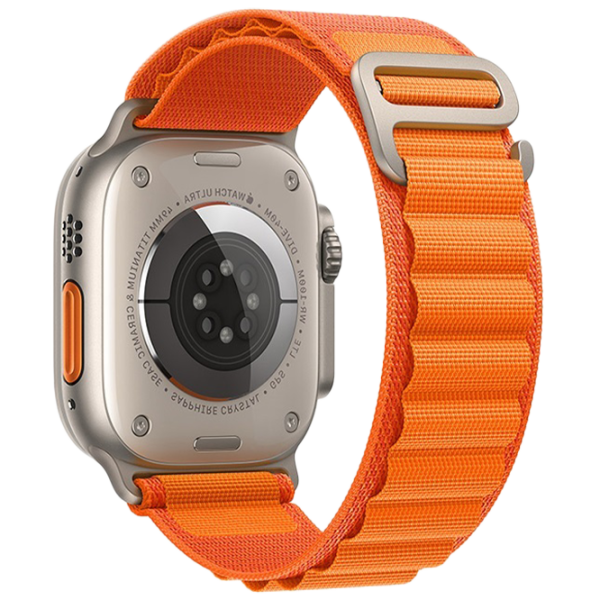 Ремень Apple Watch WA13 Original series alpine loop nylon strap Nailon/ 42, 44, 45, 49 мм/ Оранжевый photo 1